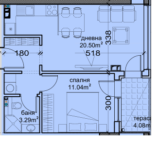 Планировка А 409