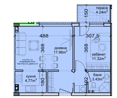 Планировка Б 710